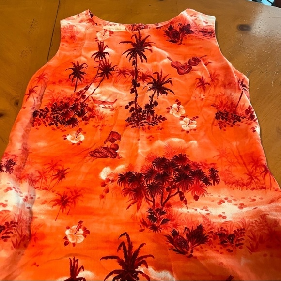 Vintage Royal Hawaiian Made in Hawaii Tropical Sleeveless Shift Mini Dress Luau - Picture 3 of 16